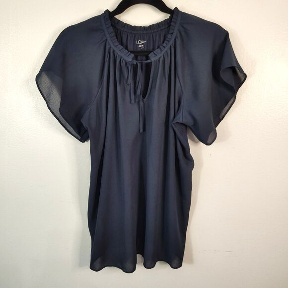 LOFT Career & Casual BUNDLE Small Women's Short & Long Sleeve Blouses Shirts - Picture 7 of 10